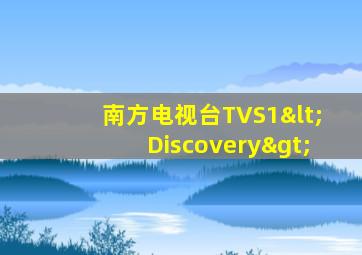 南方电视台TVS1<Discovery>